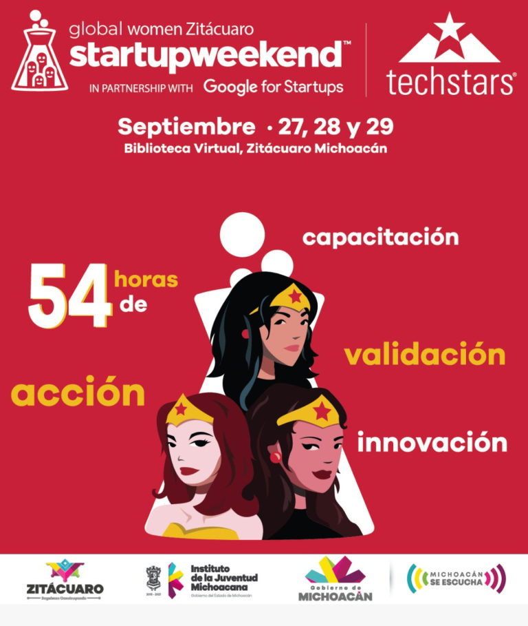Convoca Ijumich al Startup Weekend Woman Zitácuaro 2019
