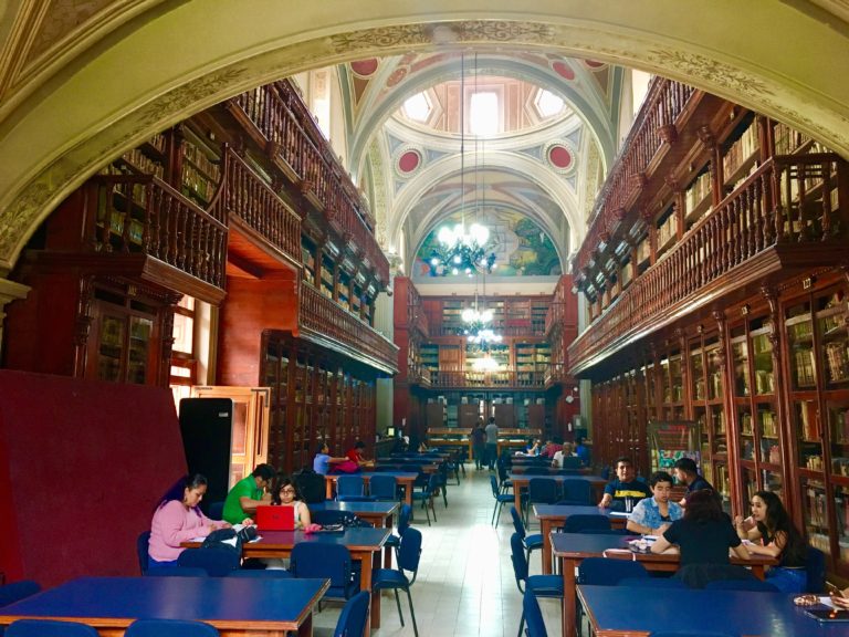 La Biblioteca Pública de la Universidad Michoacana