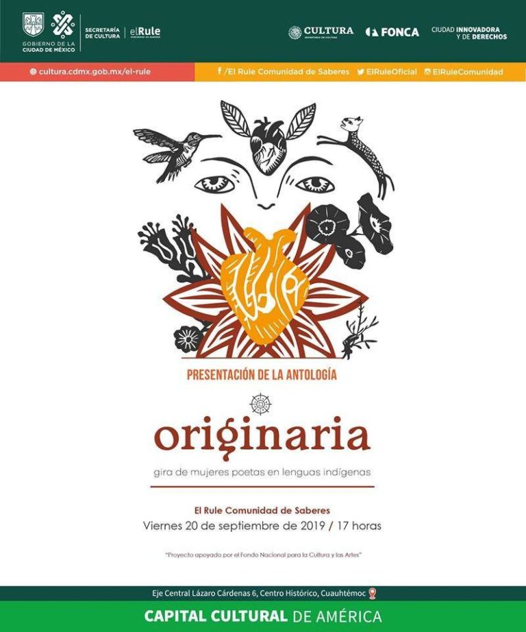 «Originaria» Gira de mujeres poetas en lenguas indígenas