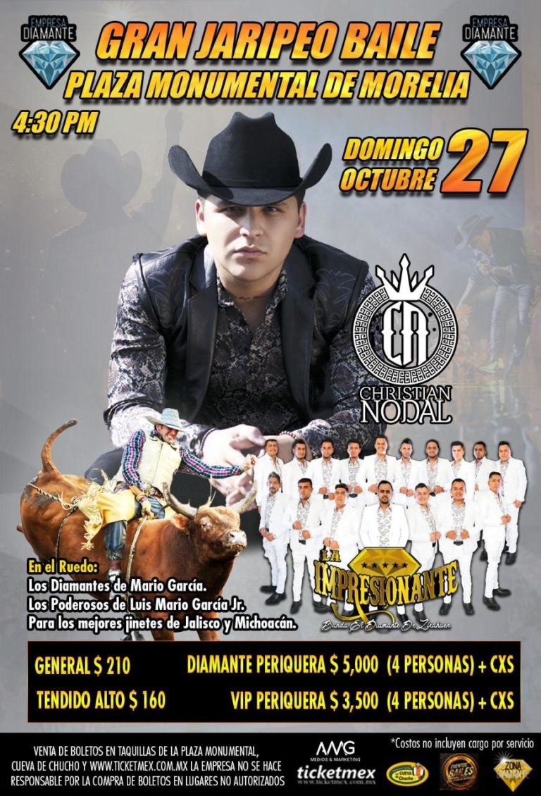 Nueva Fecha para el Jaripeo-baile de Christian Nodal