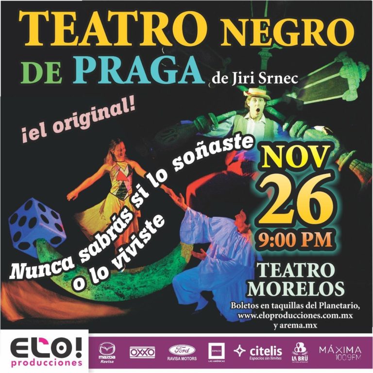 Llegará a Morelia el Teatro Negro de Praga de Jiri Srnec