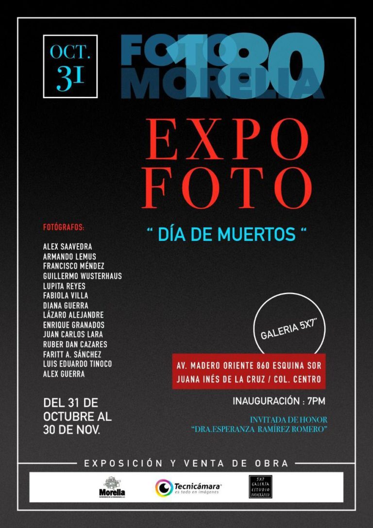 Exposición Fotográfica ‘‘Día de Muertos’’ a cargo de Foto 180 Morelia