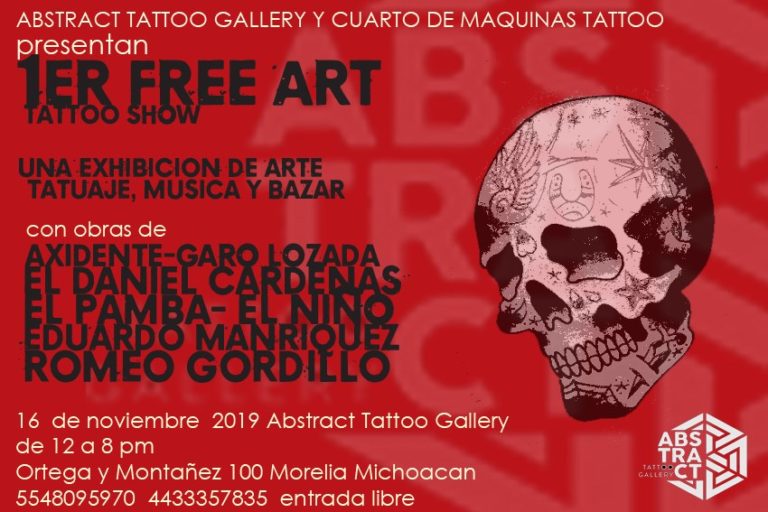 Muestra de música, arte y tatuajes en el 1er Free Art Tattoo Show en Morelia