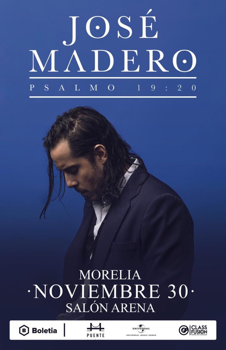 José Madero traerá su Psalmo 19:20 Tour a Morelia