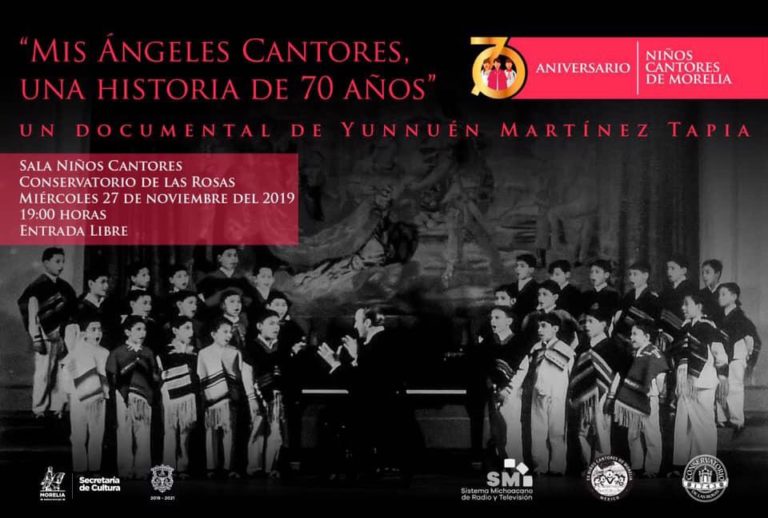 Proyectarán en documental, historia de los Niños Cantores de Morelia