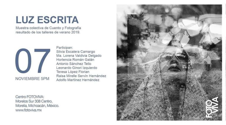 Exhibición de ‘‘Luz Escrita’’ una muestra de Cuento y Fotografía a cargo de FOTOVIVA