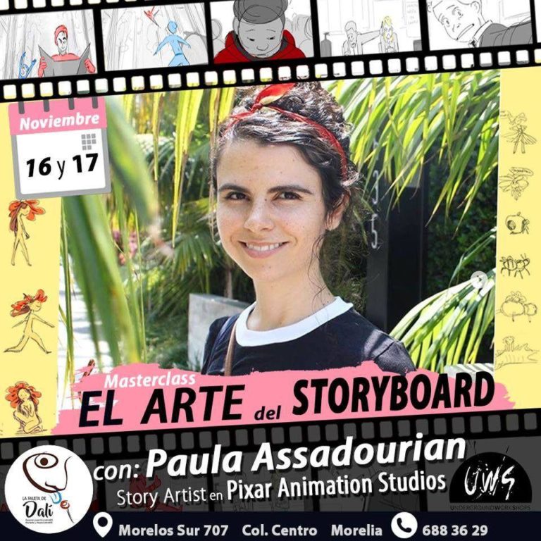 El arte del Storyboard, Masterclass a cargo de Paula Assadourian en La Peleta de Dalí