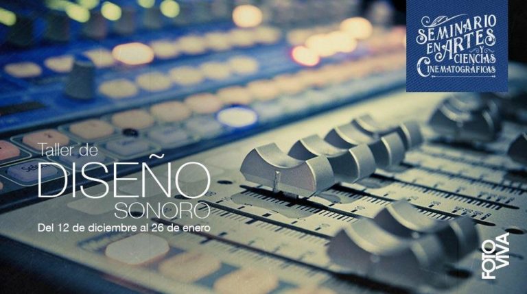 FOTOVIVA ofrecerá un taller de Diseño Sonoro a partir de diciembre.