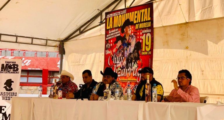 Chuy Lizárraga llegó a Morelia para promocionar su próxima presentación