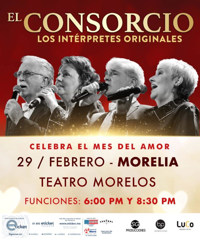 El Consorcio regresará a Morelia para cantarle a los enamorados