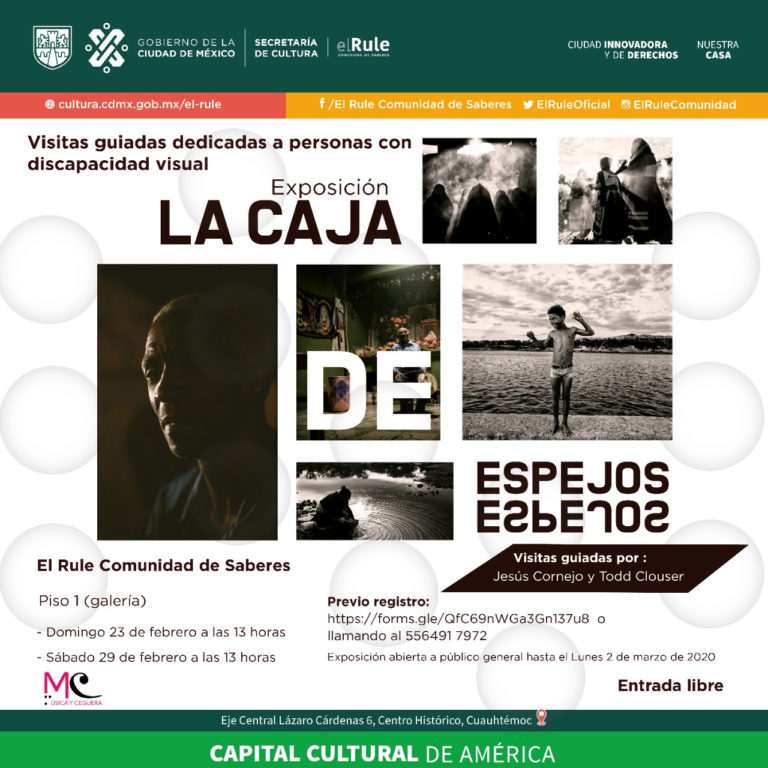 ¡Vive la exposición Caja de Espejos en braille!