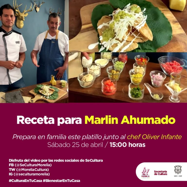 La creatividad en la cocina es parte de #CulturaEnTuCasa