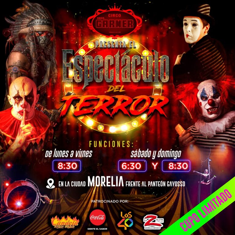 El Espectáculo del Terror, una alternativa de entretenimiento segura en Morelia