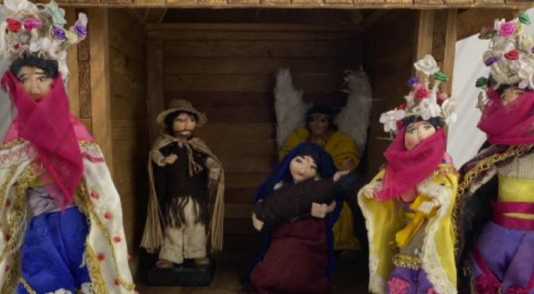 En el Museo del Estado, nacimiento tradicional P’urhépecha