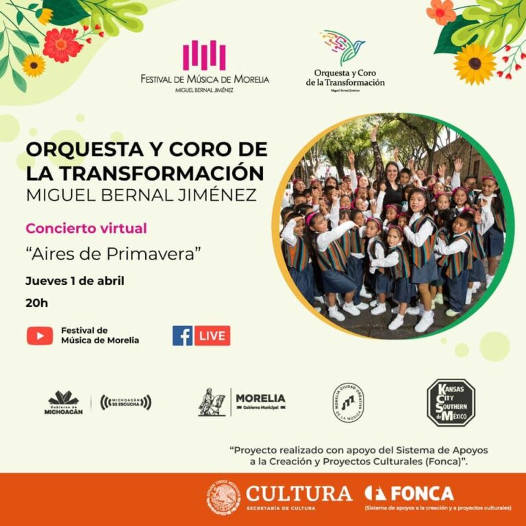 La primavera llegó, y niñas, niños y jóvenes de Morelia unen sus voces en concierto virtual
