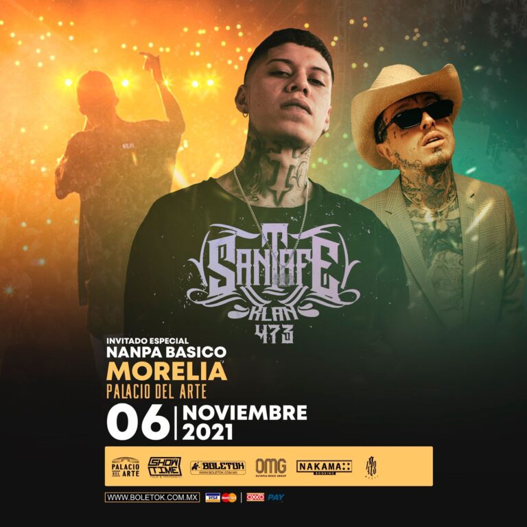 Santa Fe Klan y Nanpa Básico llegan a Morelia en Noviembre