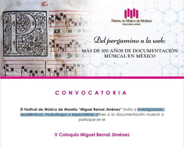FMM lanza convocatoria para el V Coloquio Miguel Bernal Jiménez