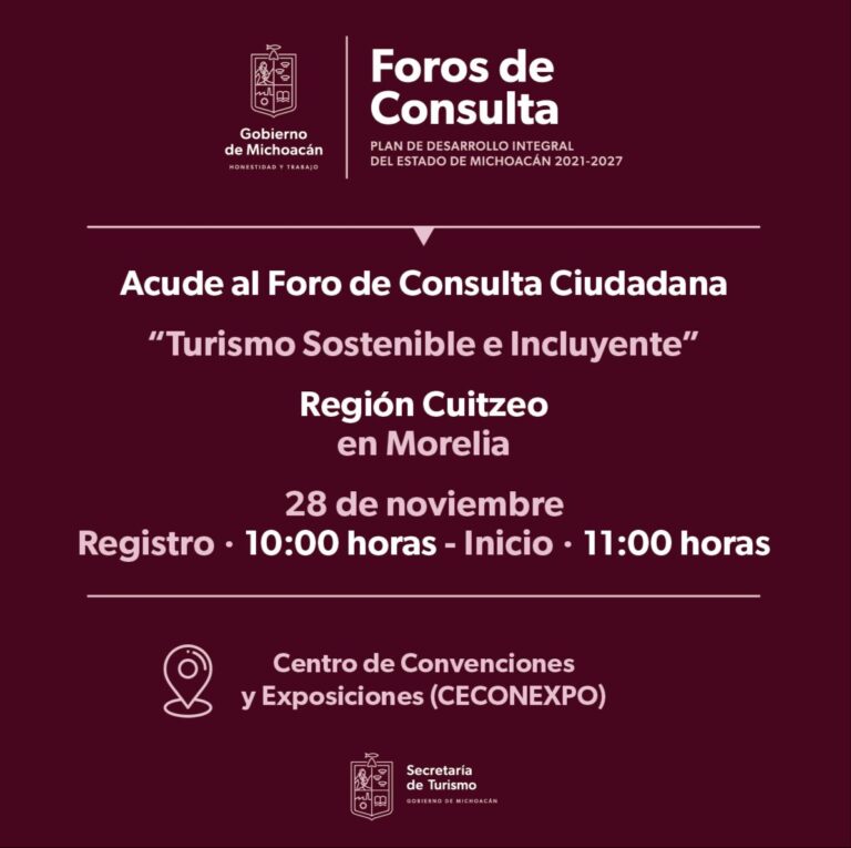 En CECONEXPO, el Foro de Consulta Ciudadana Región Cuitzeo