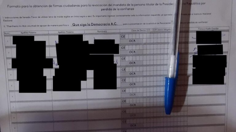 BIENESTAR ORDENA A SUS TRABAJADORES RECAUDAR FIRMAS PARA REVOCACIÓN DE MANDATO