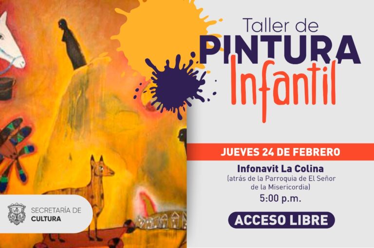 Regresa Taller Infantil de Pintura gratuito de SeCultura