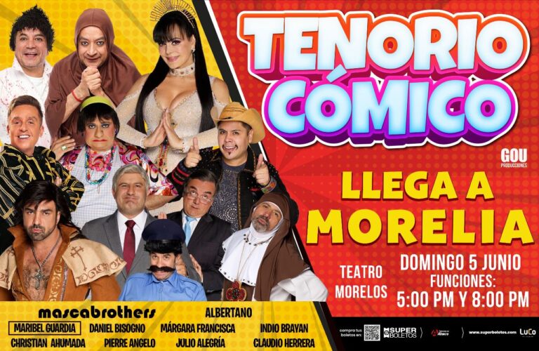 En junio, regresará el Tenorio Cómico a Morelia
