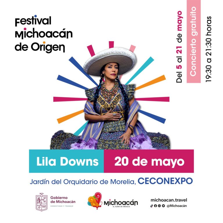 Lila Downs, llega hoy con su cumbia del Mole al Festival Michoacán de Origen