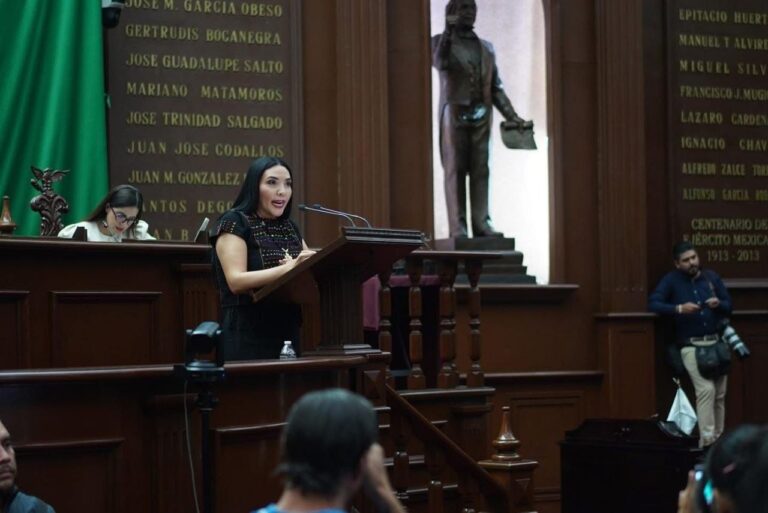 Congreso de Michoacán envía al Congreso de la Unión reforma de Adriana Campos contra explotación laboral y reclutamiento engañoso